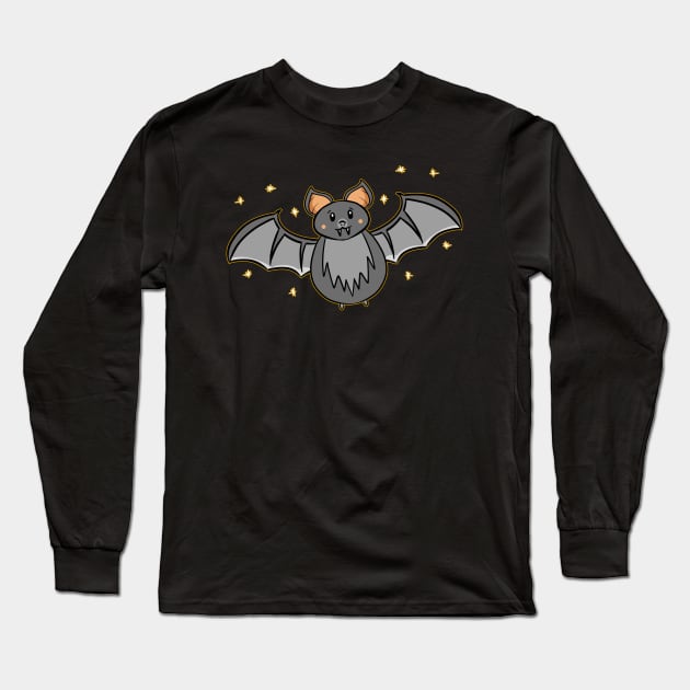 A LITTLE BATTY Long Sleeve T-Shirt by roxiqt